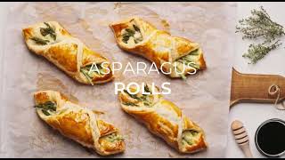 Wild Asparagus and Cheese Puff Pastry | Recipe by Teka