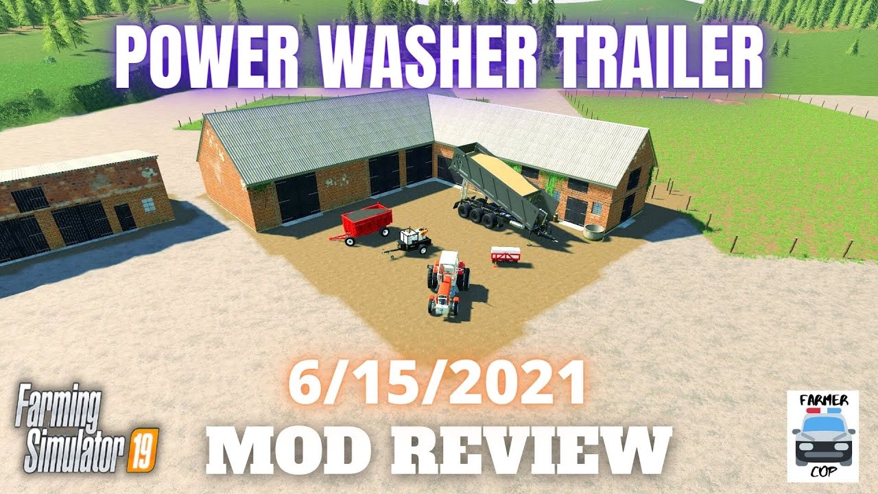 karcher power wash trailer - FS 17