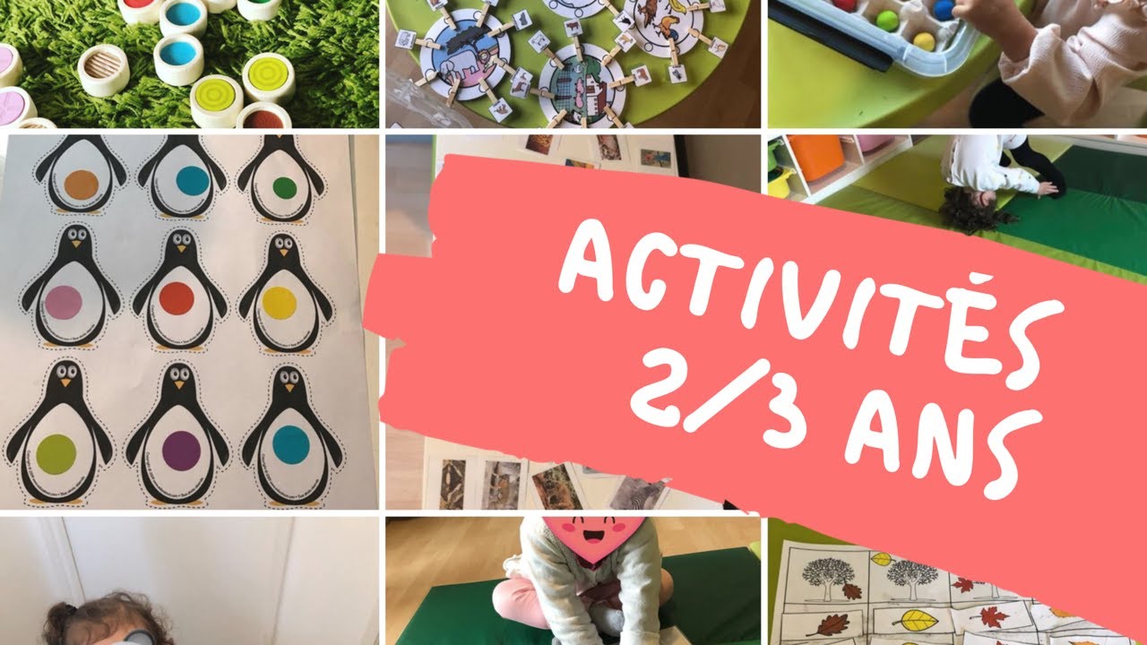 Activités enfants de 2 ans