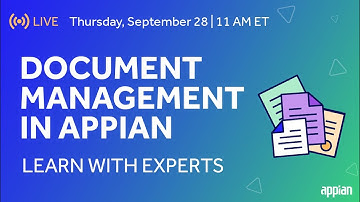 Document Management in Appian | Learn With Experts