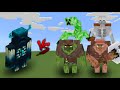WARDEN vs MUTANT MOBS 😱🔥 | Minecraft Battle #gaming #minecraft 