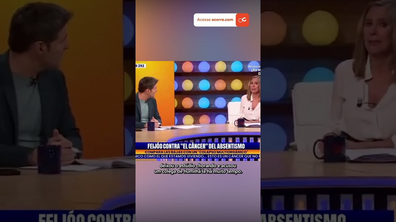 Apresentadora ABANDONA programa na Espanha após acusar colega de HUMILHAÇÃO
