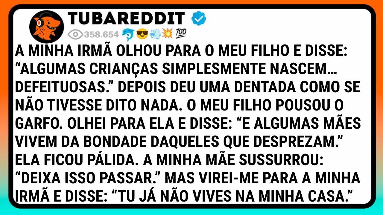 A Minha Irmã Olhou Para O Meu Filho E Disse: “Algumas Crianças Simplesmente Nascem… Defeituosas.”..
