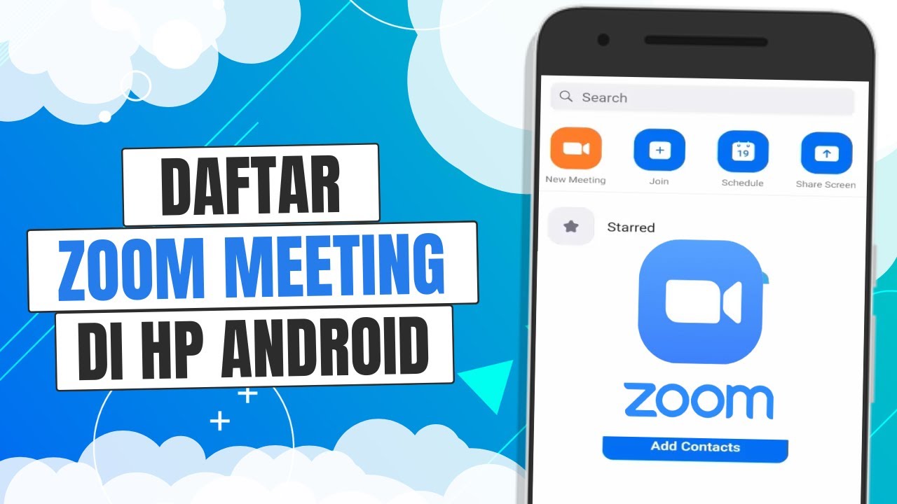 Cara Daftar Zoom Meeting di HP | Langsung Bisa Gabung & Buat Room!📱