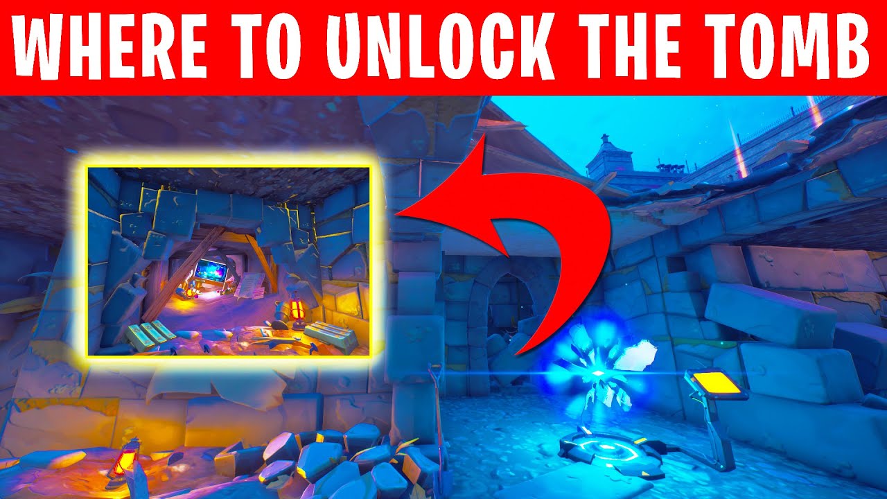How to unlock the Tomb New Fortnite Creative Hub Secret Quest YouTube