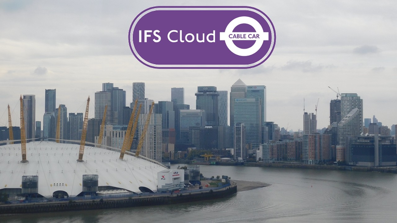 IFS Cloud London Cable Car! *FULL EXPERIENCE WITH AMAZING ARIEL VIEWS*