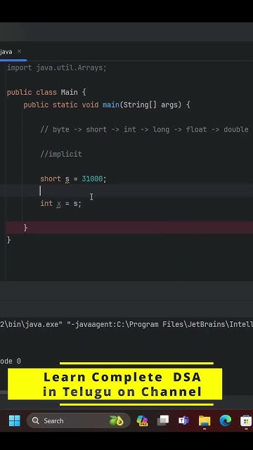 Implicit Type Casting in java very important | Upcasting in Java - YouTube
