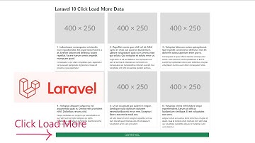 Laravel 10 Click Load More Data
