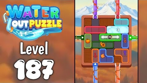 Water Out Puzzle Level 187 Walkthrough