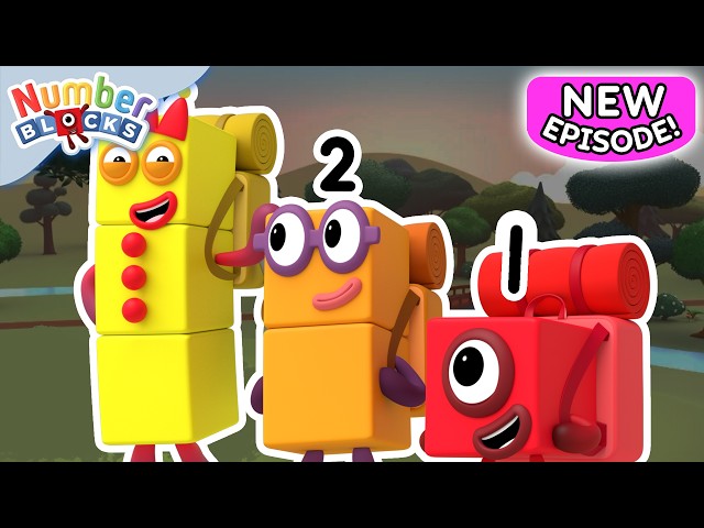 Happy Campers - Full Episode | Series 8 E22 | Numberblocks - YouTube