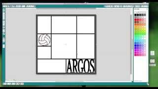 Silhouette 12 x 12 grid overlay
