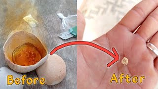 HOW TO CLEAN RAW GOLD FROM IRON AND COPPER IMPURITIES #gold #jewellery
