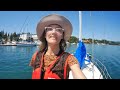 Fixing Our Marine Diesel Engine, Going For A Sail &amp; Beach Time! Ep. 10
