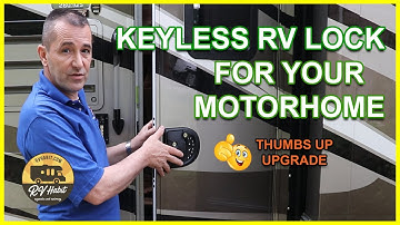Keyless RV Entry Door Handle Lock For Your Motorhome - RVLock Wireless Electric Install And Review