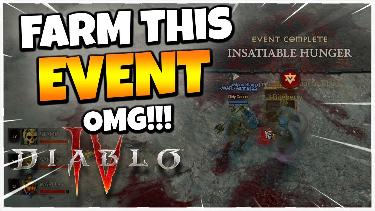 FASTEST EXP OBOLS LEGENDARY FARM IN DIABLO 4 OPEN BETA!