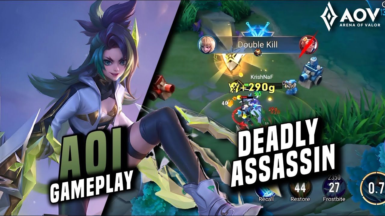 DEADLY ASSASSIN – AOI JUNGLE GAMEPLAY | AoV | 傳說對決 | RoV | Liên Quân ...