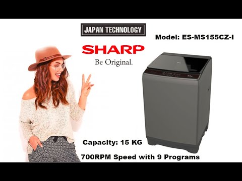 Machine à laver SHARP 15KG Top loading ESX156