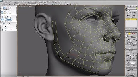 Retopology workflow inside 3ds max using the Graphite Modeling Tools (Polyboost)