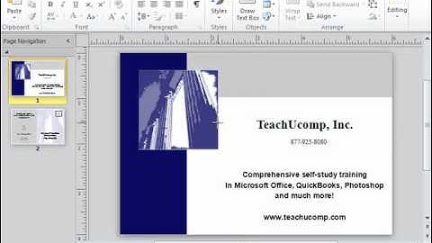 Publisher 2010 Tutorial Inserting Shapes Microsoft Training Lesson 3.2