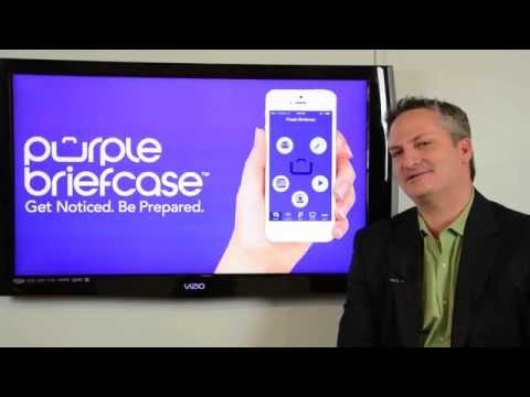 Purple Briefcase Phone App