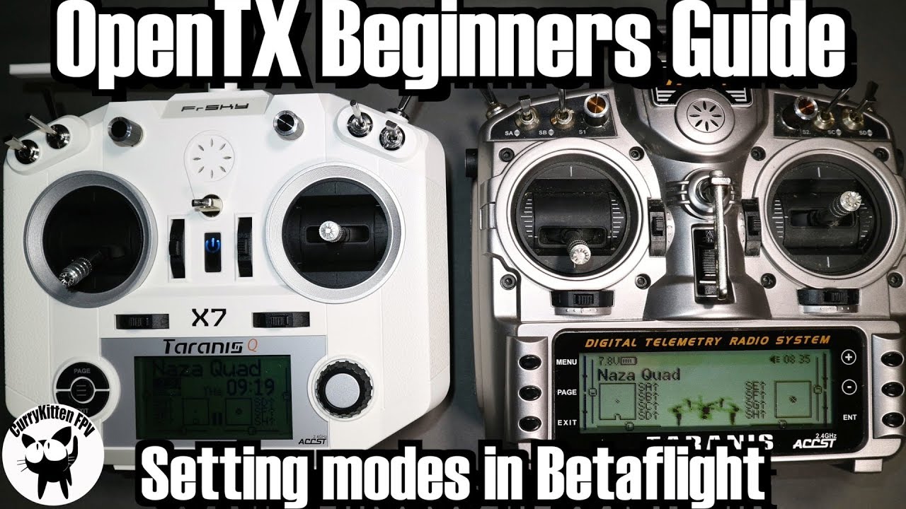 OpenTX beginners guide - Setting modes in Betaflight - YouTube