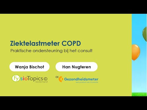 COPD Ziektelastmeter, W. Bischot, Longfysiotherapeut, Stichting Zorgplannen