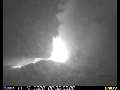 Etna eruption 13-14 Dec 2020