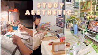 Study With Me | Study Motivation | Study Vlog | Cute notes | Aesthetic notes | TikTok Compilation