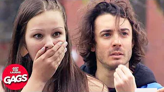 American Girl Tries Dating French Boy 😱 | Just For Laughs Gags