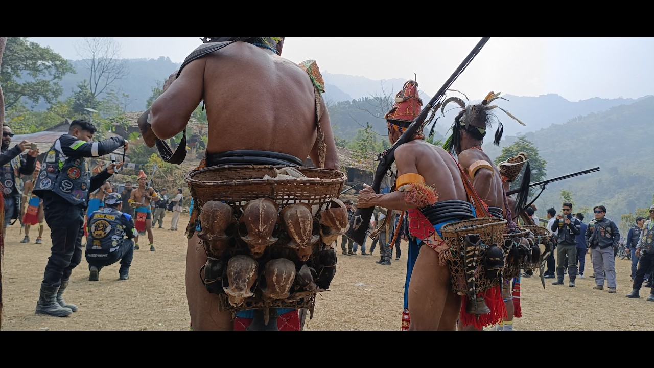 Wancho tribe from  Kaimoi the head hunters village of Arunachal Pradesh
