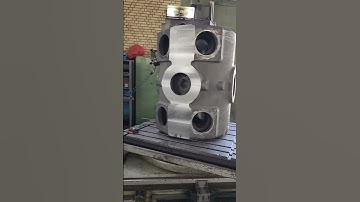 reciprocating compressor cylinder machining using  Head Boring #shorts