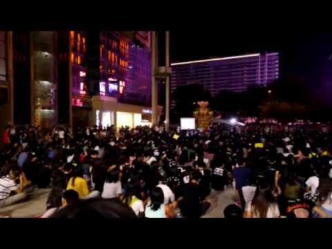 短片丨2014年10月1日20:00丨澳門聲援香港爭取民主自由丨澳門新麗華廣場