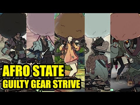 AFRO STATE!!?? Faust new command grab (All Char) - Guilty Gear -Strive- Closed Beta [1080p]