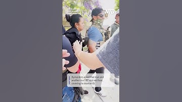 ICE Agents Arrest Woman After Pulling Her From Tree