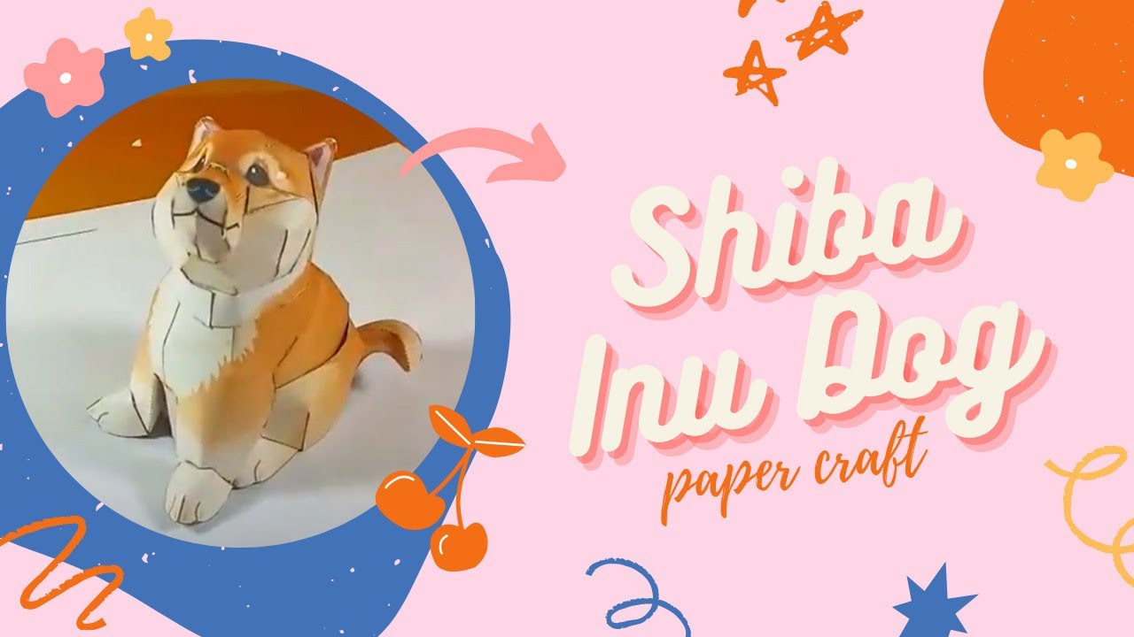NCT || Paper Craft - Shiba Inu Dog - YouTube