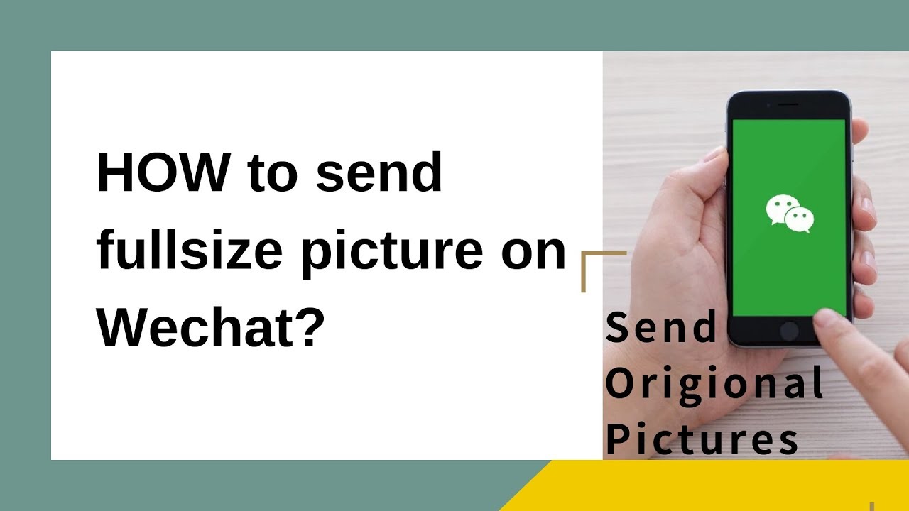 How To Send Pictures On Wechat