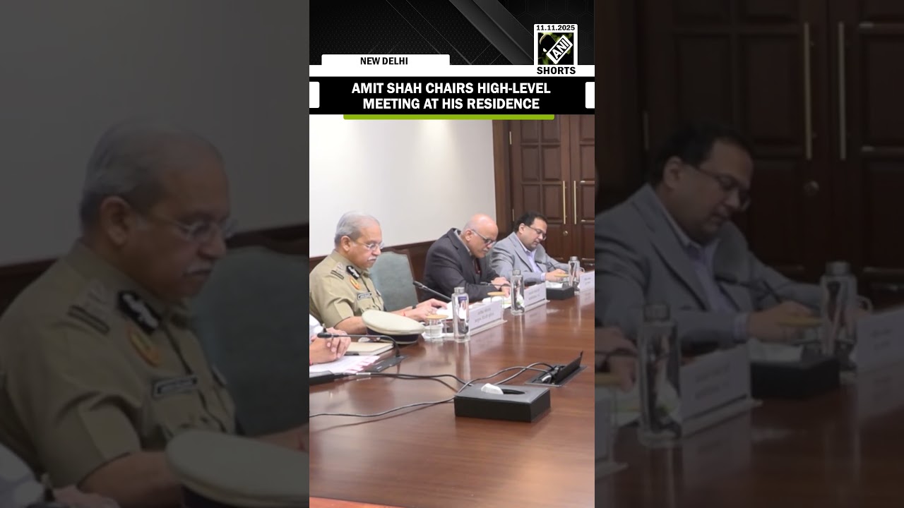 Amit Shah chairs high level security meet on Delhi Blast with NIA Director, IB Chief, others