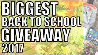BIGGEST BACK TO SCHOOL GIVEAWAY EVER! 2017