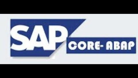 02 Core ABAP - RICEF and Data types