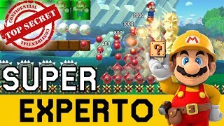 ESTE SPEEDRUN TIENE UN SECRETO MUY PILLO!! - SUPER EXPERTO NO SKIP | Super Mario Maker - ZetaSSJ