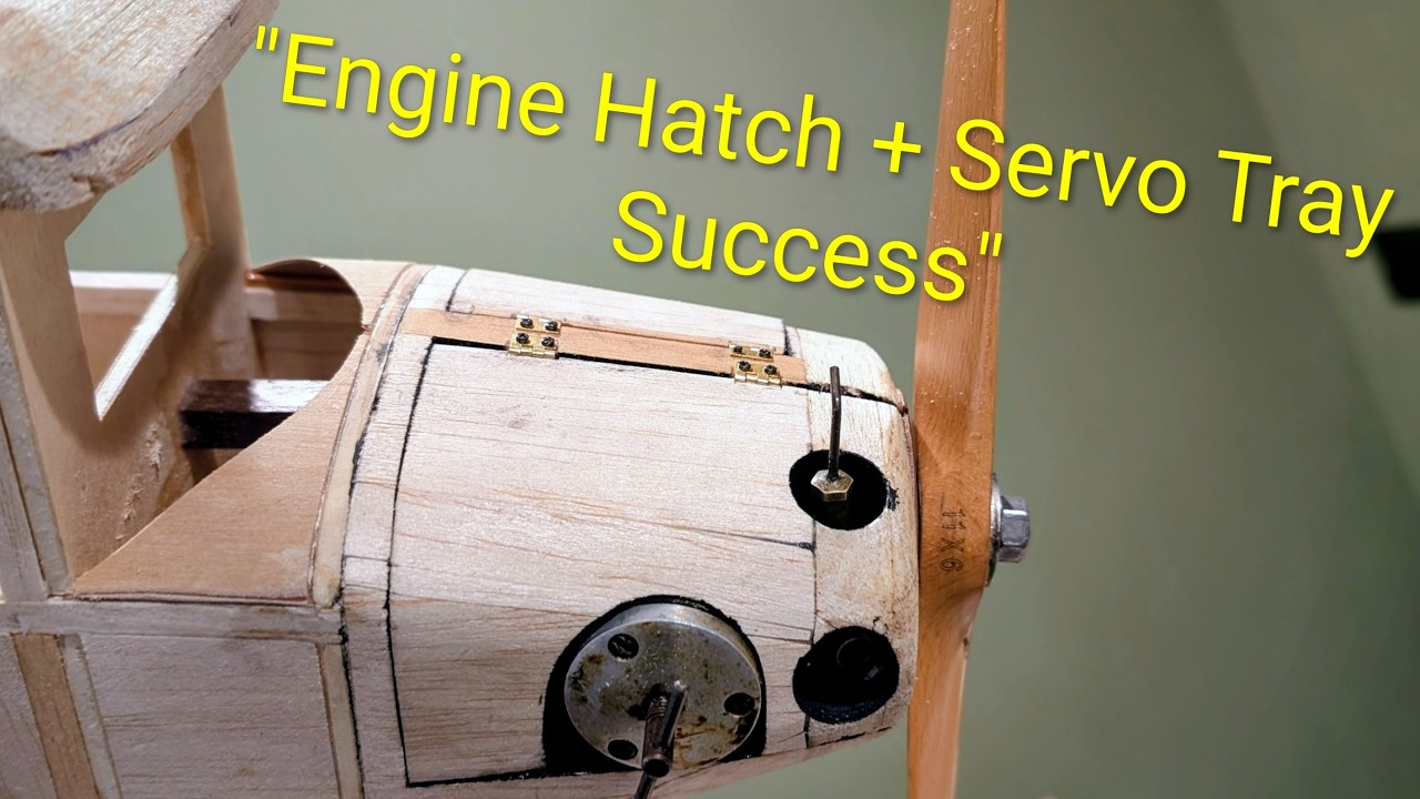 «Винтажные радиоуправляемые модели и 3D-печать: сборка Vic Smeed Debutante, люк моторного отсека ...