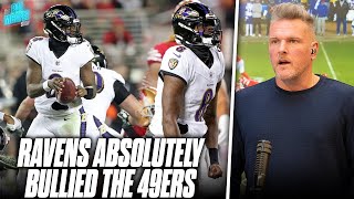 Ravens Bully The 49ers In \\