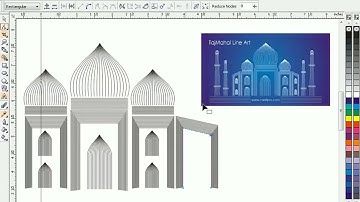 CORELDRAW - TajMahal Design
