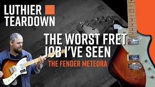 The worst fret job I've seen Fender! The Meteora - Great Guitar or is it just a pizza?