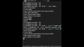 how to find a file in Linux | Dailystudylinux  #linuxinterviewquestions