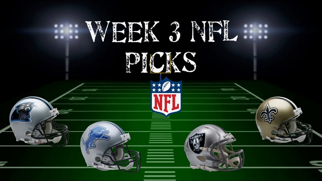 NFL Week 3 Picks ATS (4 Money Picks To Bet!!!) 