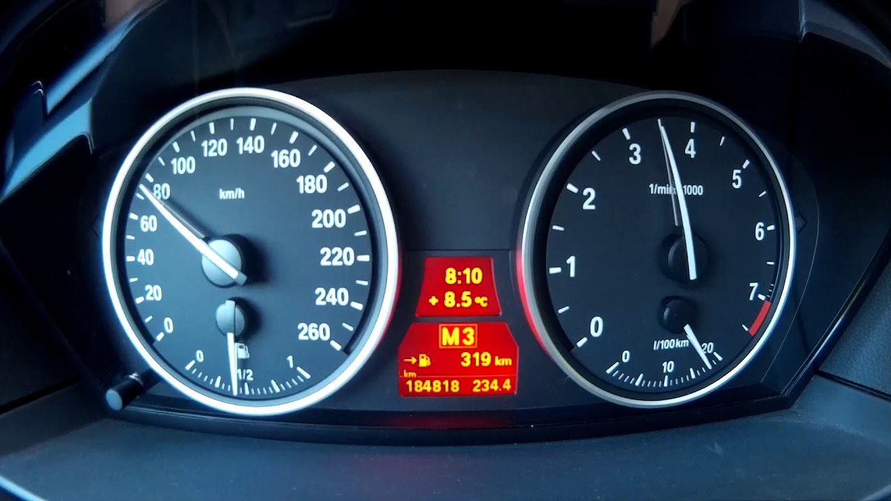 BMW E60 530i Acceleration - 3rd to 4th gear - YouTube