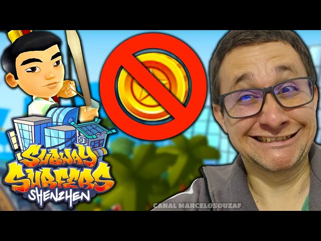 🔴No coin subway surf - tentando fazer o desafio das 3 moedas no