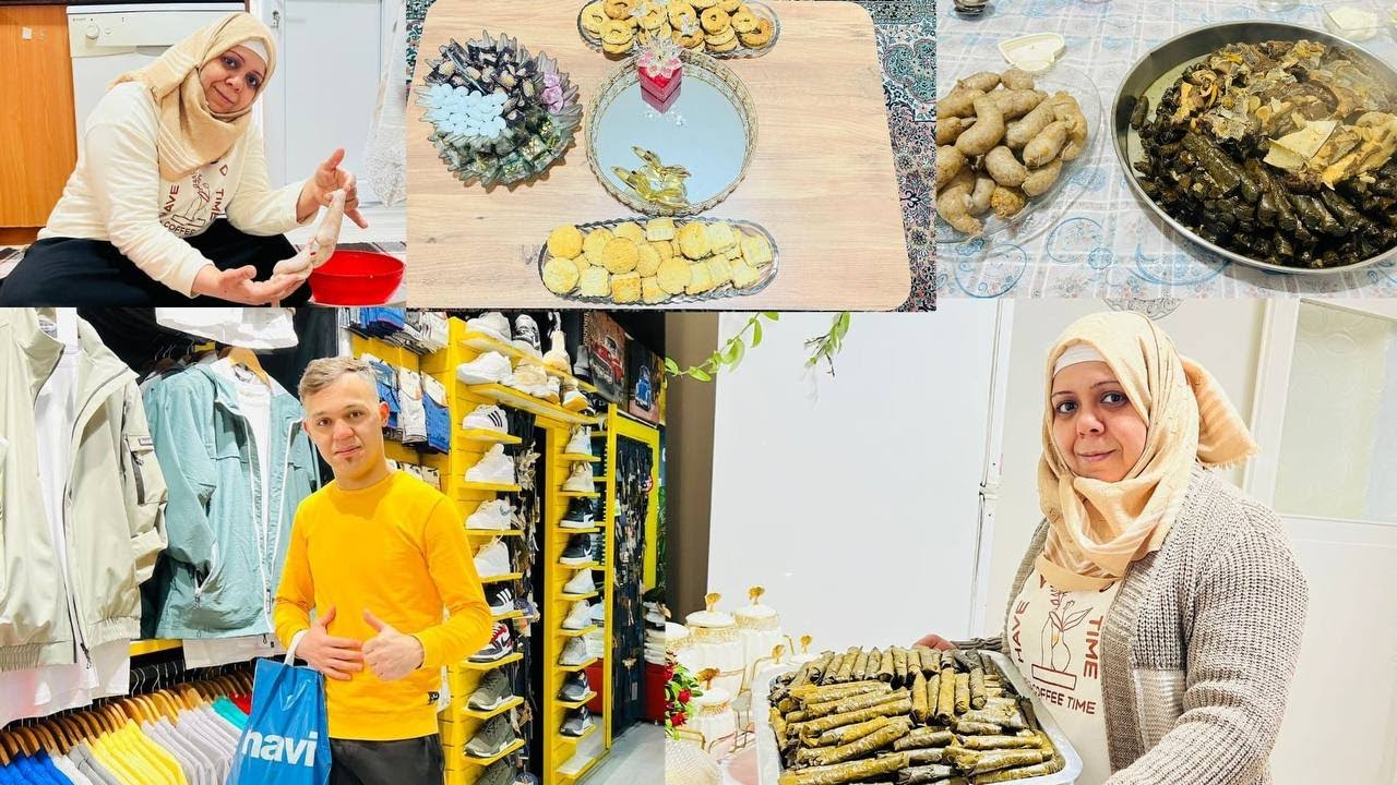 طبخنا طبخات العيد و مصطفى أشترا تياب للعيد. تابعونا للأخير