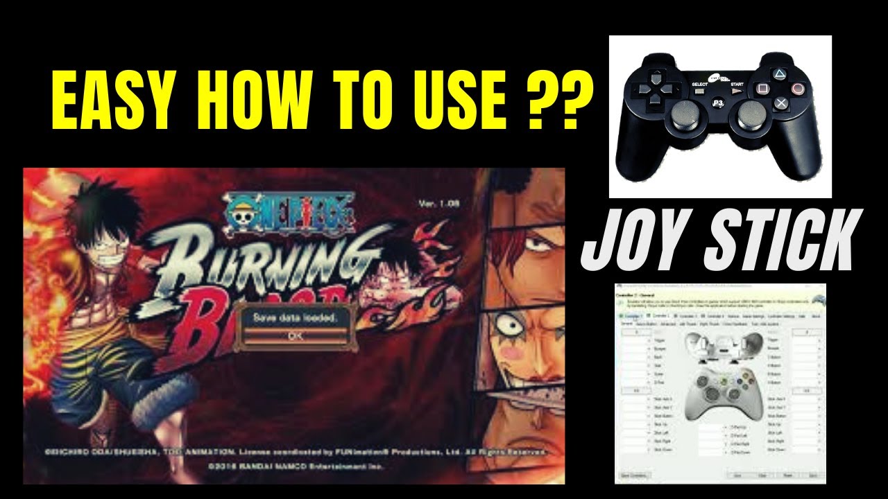 How To Play One Piece Burning Blood On Pc With Controller Youtube